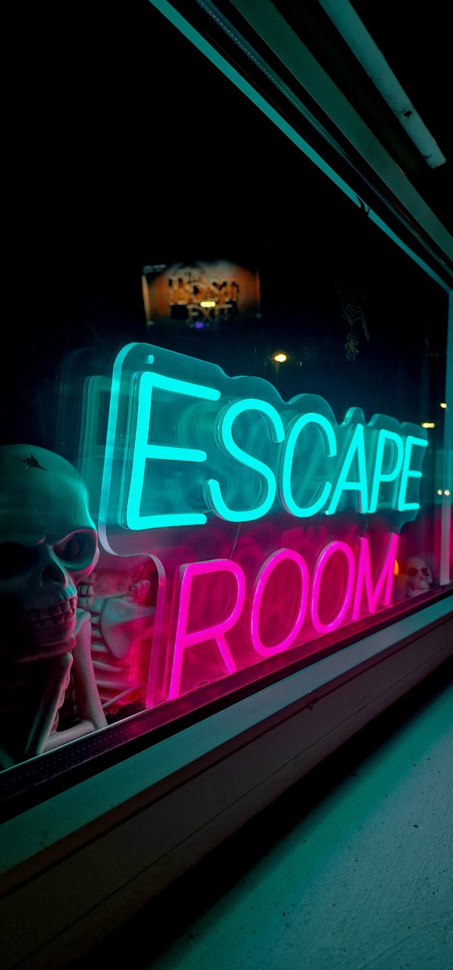 The Lost Exit reception outside light
